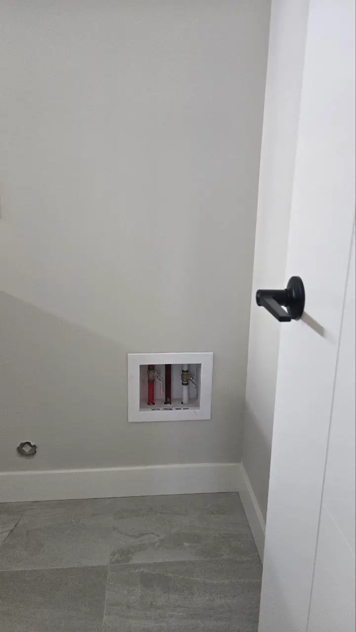 Laundry Room Electrical Rough-In & Utility Box Installation