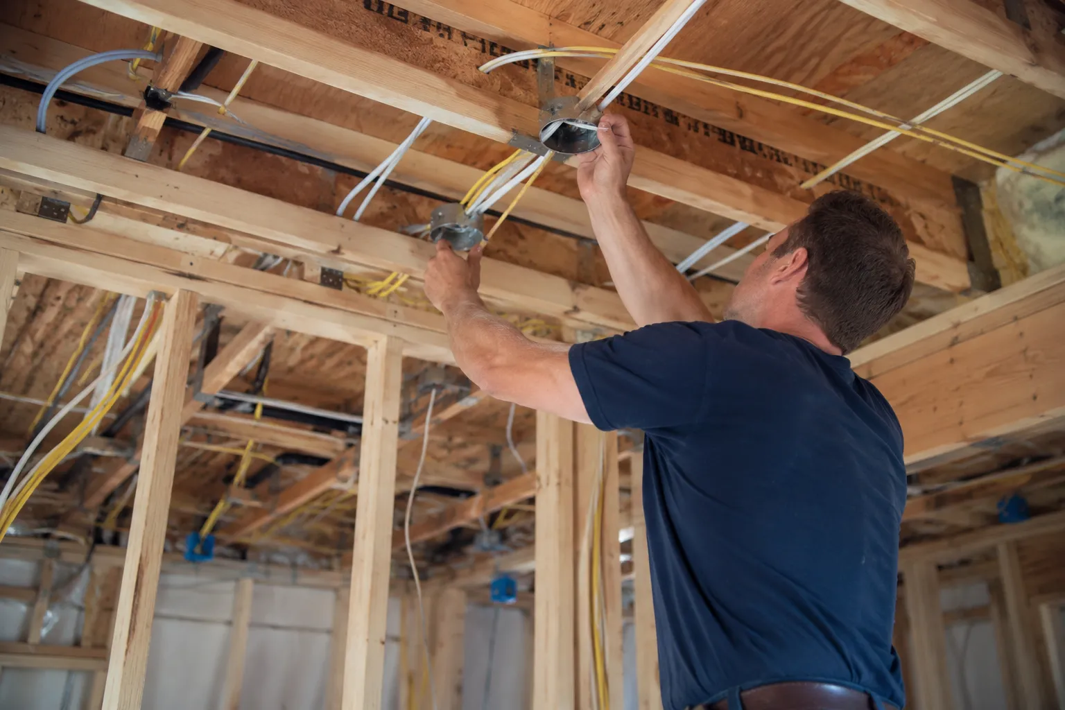 Professional residential electrical installation